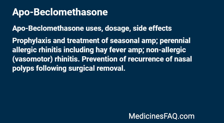 Apo-Beclomethasone