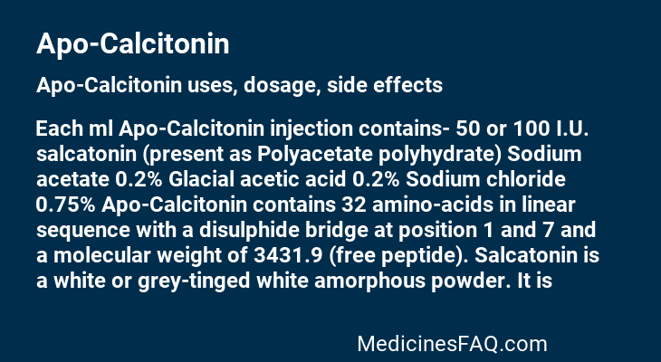 Apo-Calcitonin