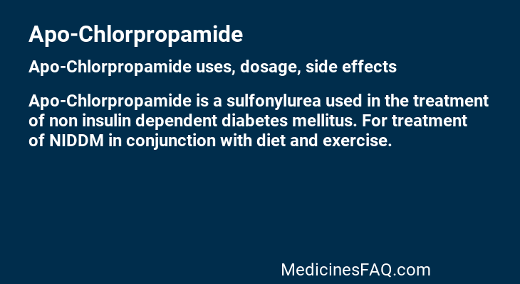 Apo-Chlorpropamide