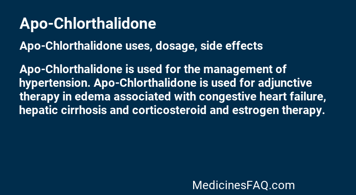 Apo-Chlorthalidone