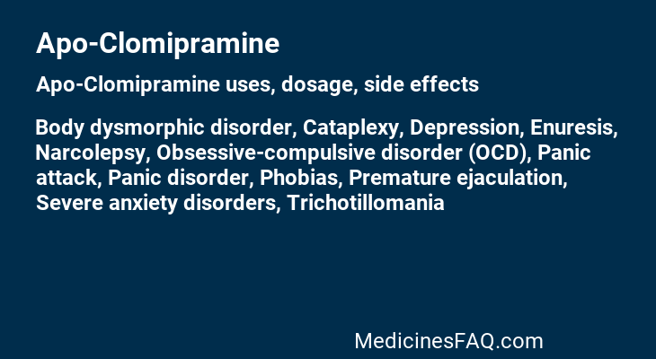 Apo-Clomipramine