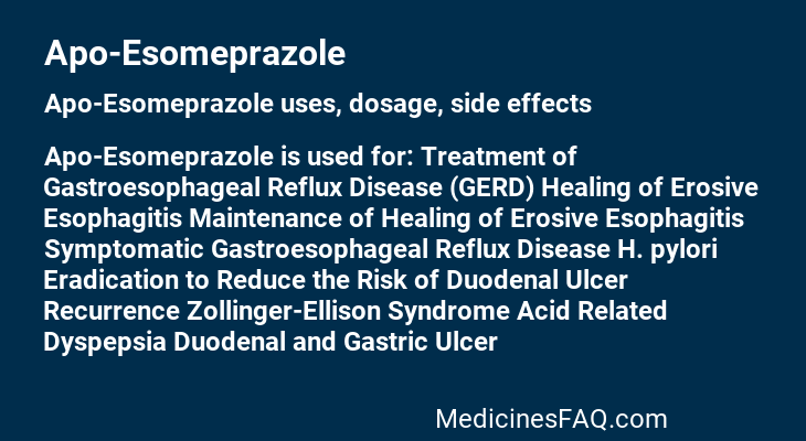 Apo-Esomeprazole