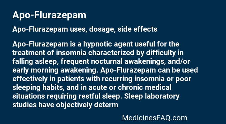 Apo-Flurazepam