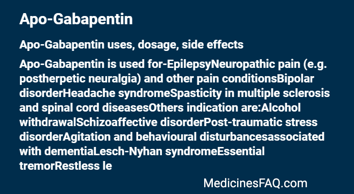 Apo-Gabapentin
