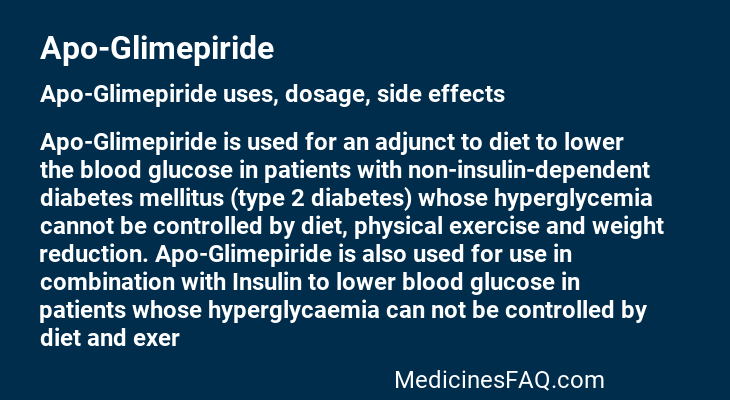 Apo-Glimepiride
