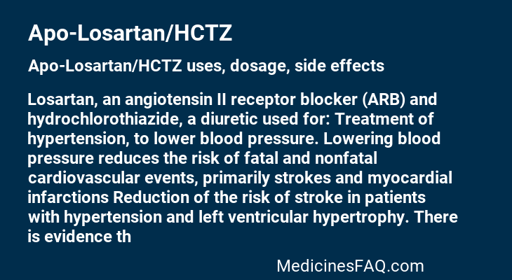 Apo-Losartan/HCTZ