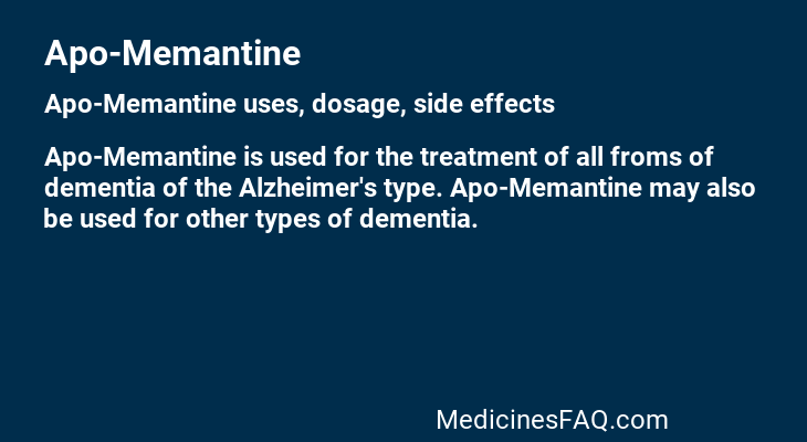 Apo-Memantine