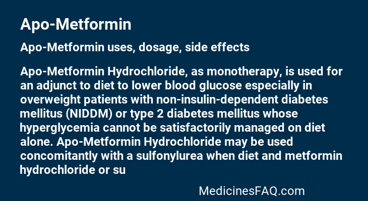 Apo-Metformin