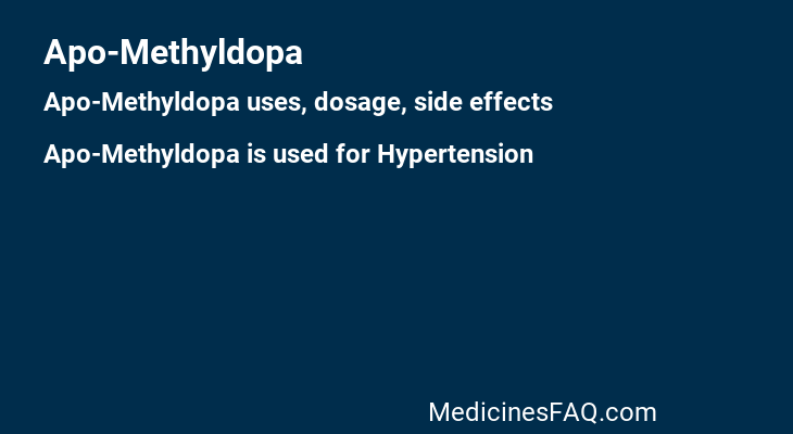 Apo-Methyldopa