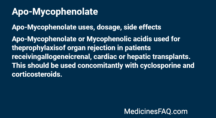 Apo-Mycophenolate