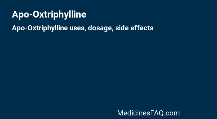 Apo-Oxtriphylline