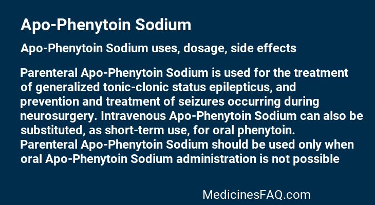 Apo-Phenytoin Sodium