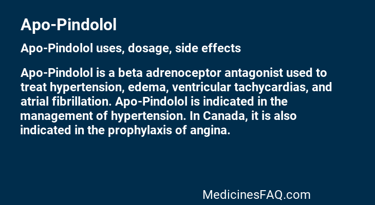 Apo-Pindolol