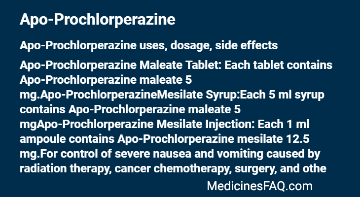 Apo-Prochlorperazine