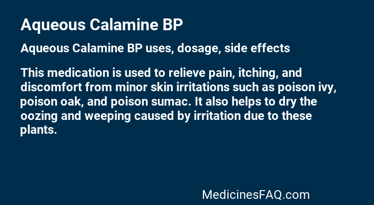 Aqueous Calamine BP