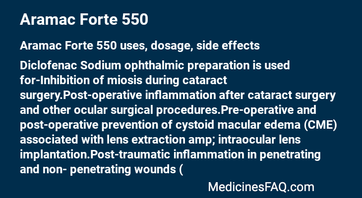 Aramac Forte 550