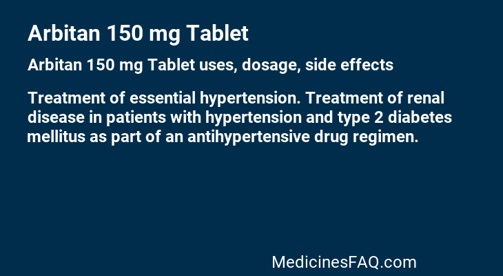 Arbitan 150 mg Tablet