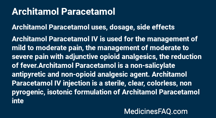 Architamol Paracetamol