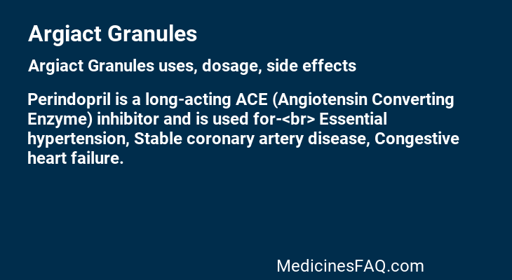 Argiact Granules