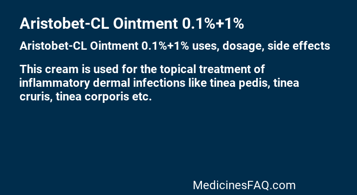 Aristobet-CL Ointment 0.1%+1%