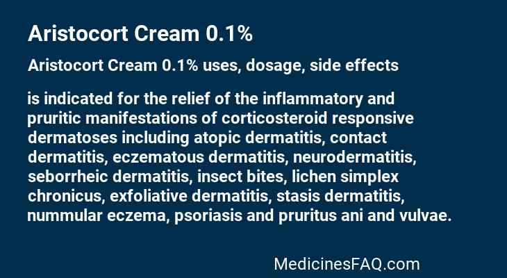 Aristocort Cream 0.1%