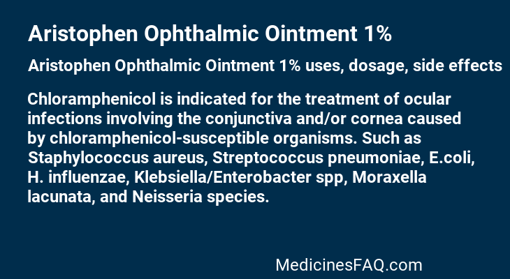 Aristophen Ophthalmic Ointment 1%