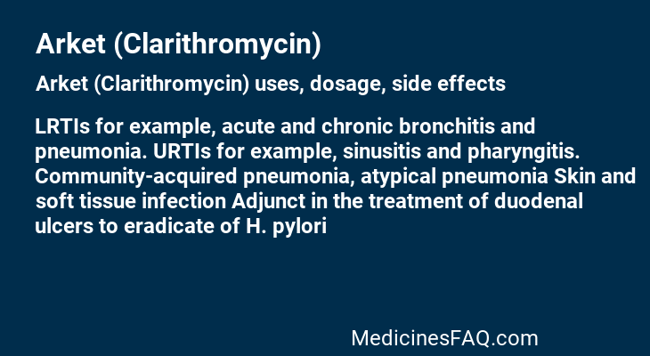 Arket (Clarithromycin)
