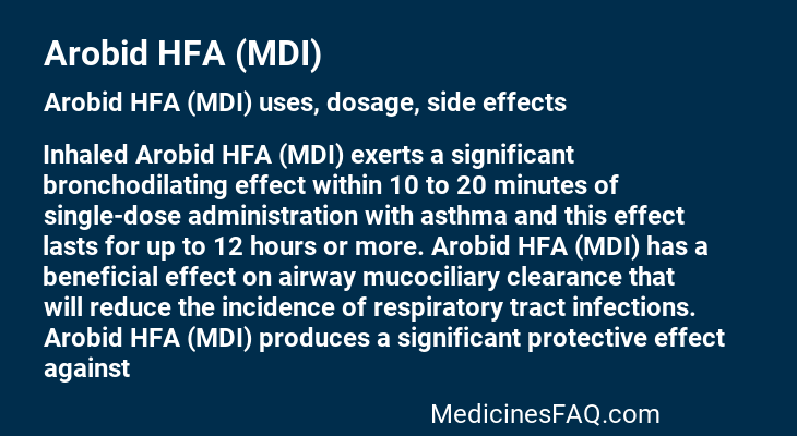 Arobid HFA (MDI)