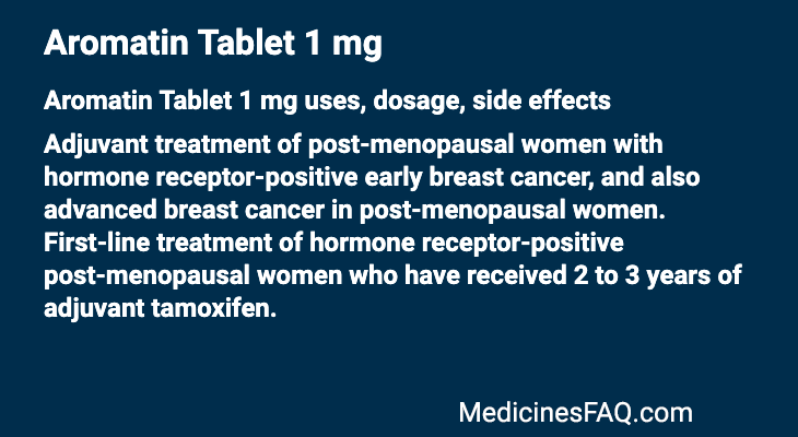 Aromatin Tablet 1 mg