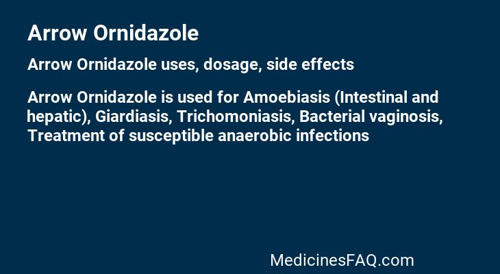 Arrow Ornidazole