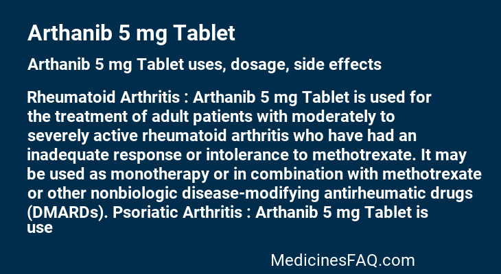 Arthanib 5 mg Tablet