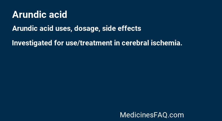 Arundic acid