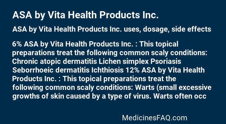 ASA by Vita Health Products Inc.