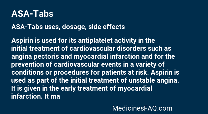 ASA-Tabs