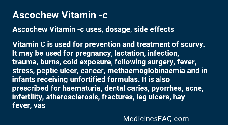 Ascochew Vitamin -c