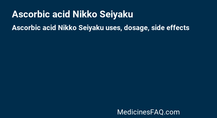Ascorbic acid Nikko Seiyaku