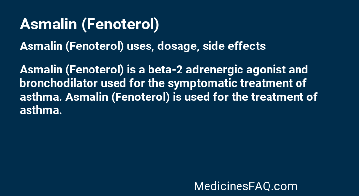 Asmalin (Fenoterol)