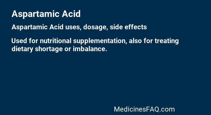 Aspartamic Acid