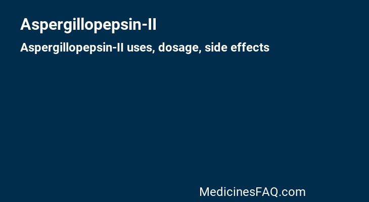Aspergillopepsin-II