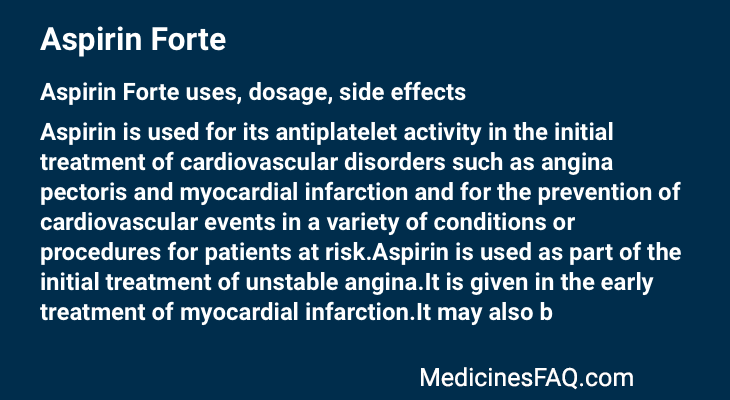 Aspirin Forte