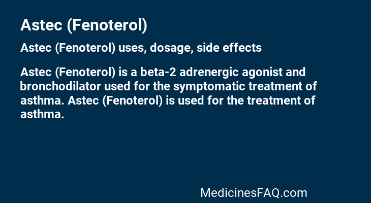 Astec (Fenoterol)