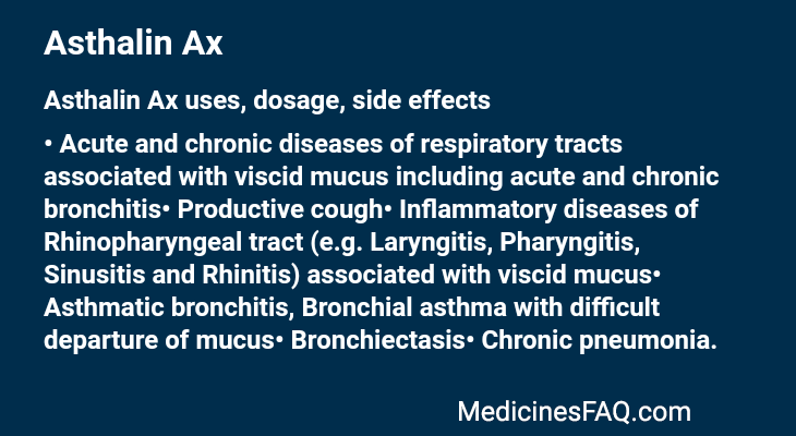 Asthalin Ax