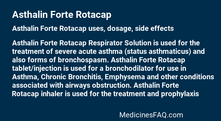 Asthalin Forte Rotacap