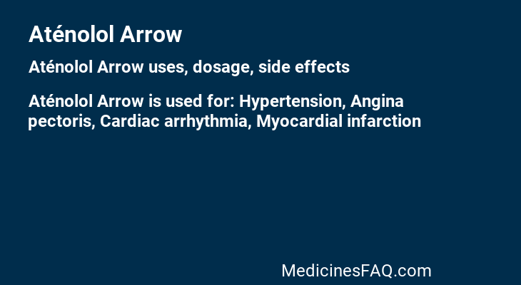 Aténolol Arrow