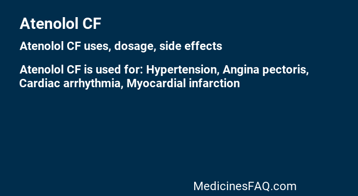 Atenolol CF