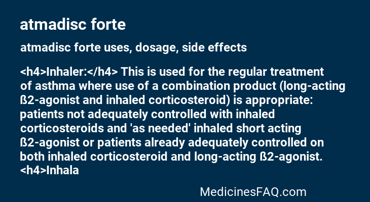 atmadisc forte