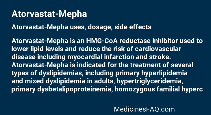 Atorvastat-Mepha