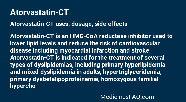 Atorvastatin-CT