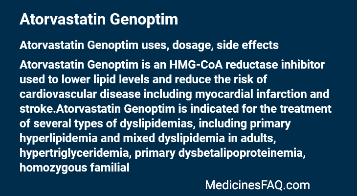 Atorvastatin Genoptim