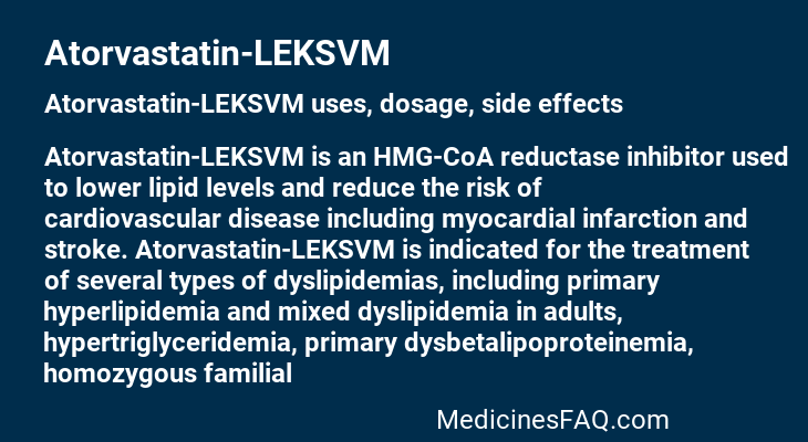 Atorvastatin-LEKSVM